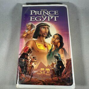 The Prince Of Egypt VHS 1998 DreamWorks Classic Animated Film PG